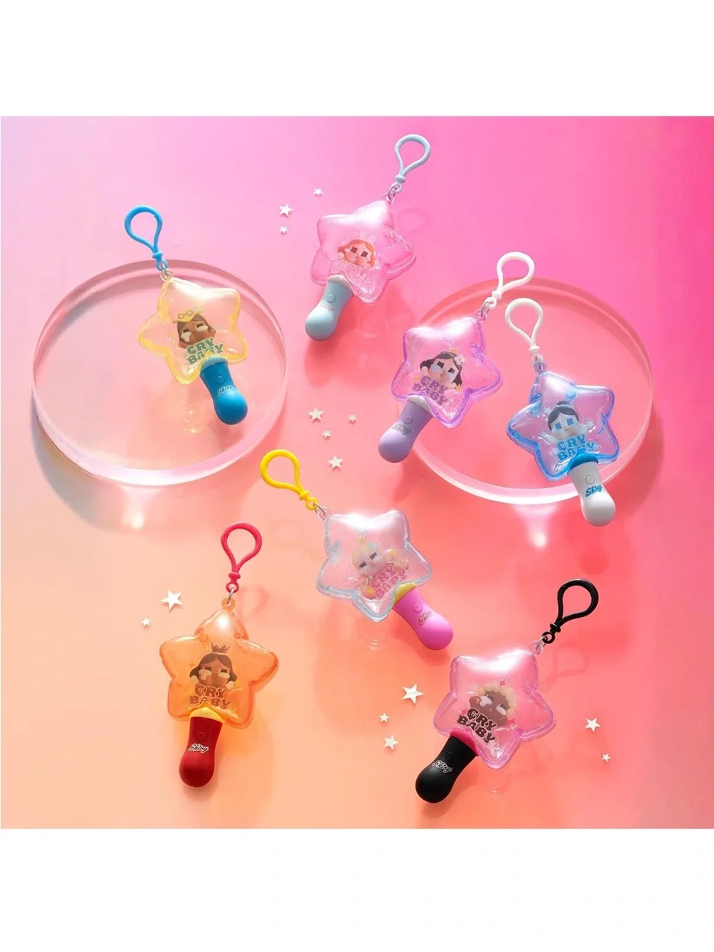 POP MART Crybaby Shiny Shiny Luminous Blind Box - Pink